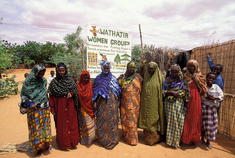 A local women’s group in Kenya, 2008.